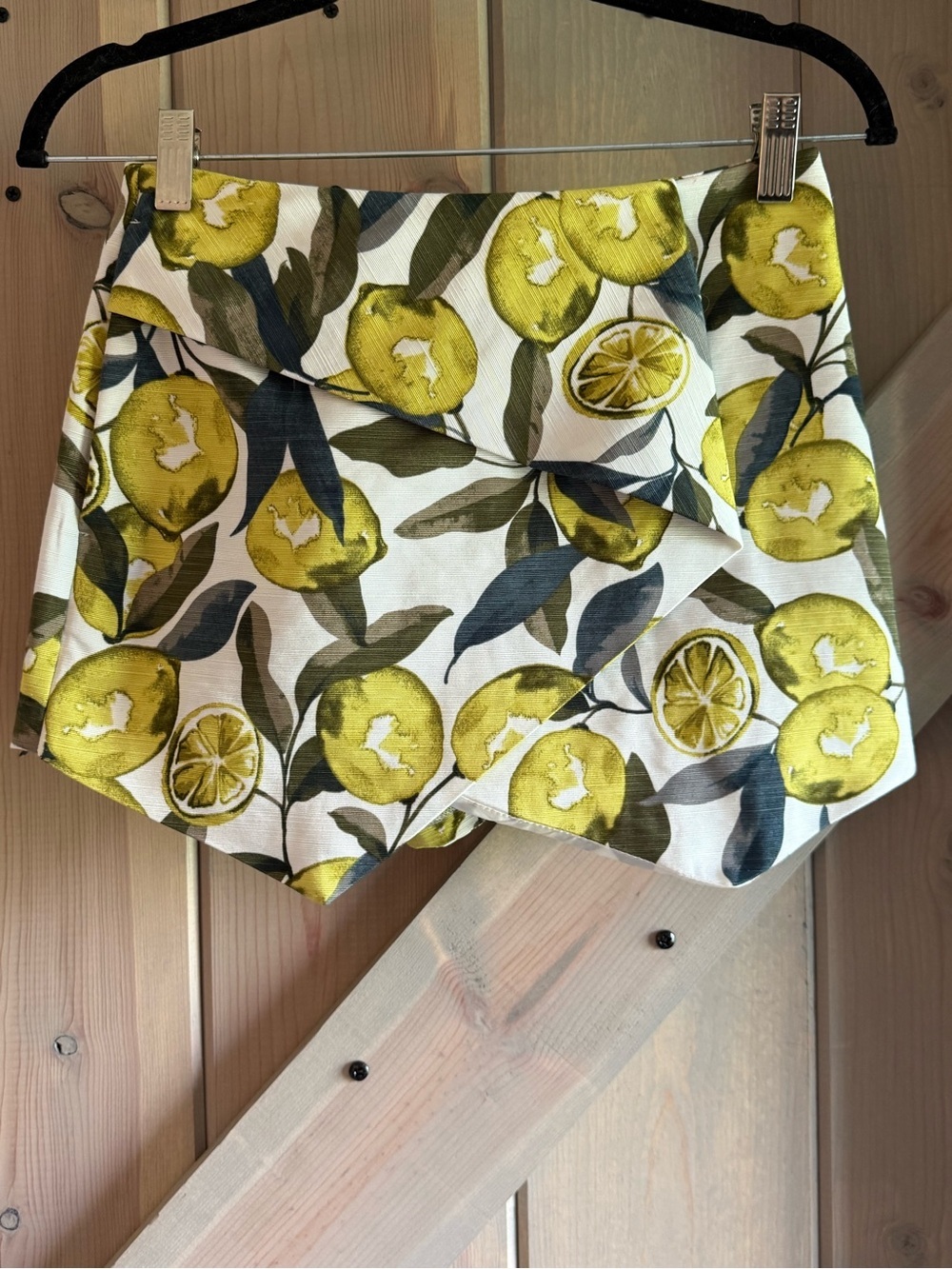 Topshop Lemon Motif Skort- Like New!